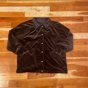 Vintage 80s Current Seen Women's Reversible Jacket - Large